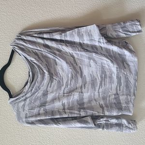 Vici camouflage Grey long sleeve shirt